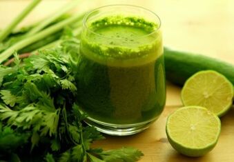 smoothie verde para beber dieta